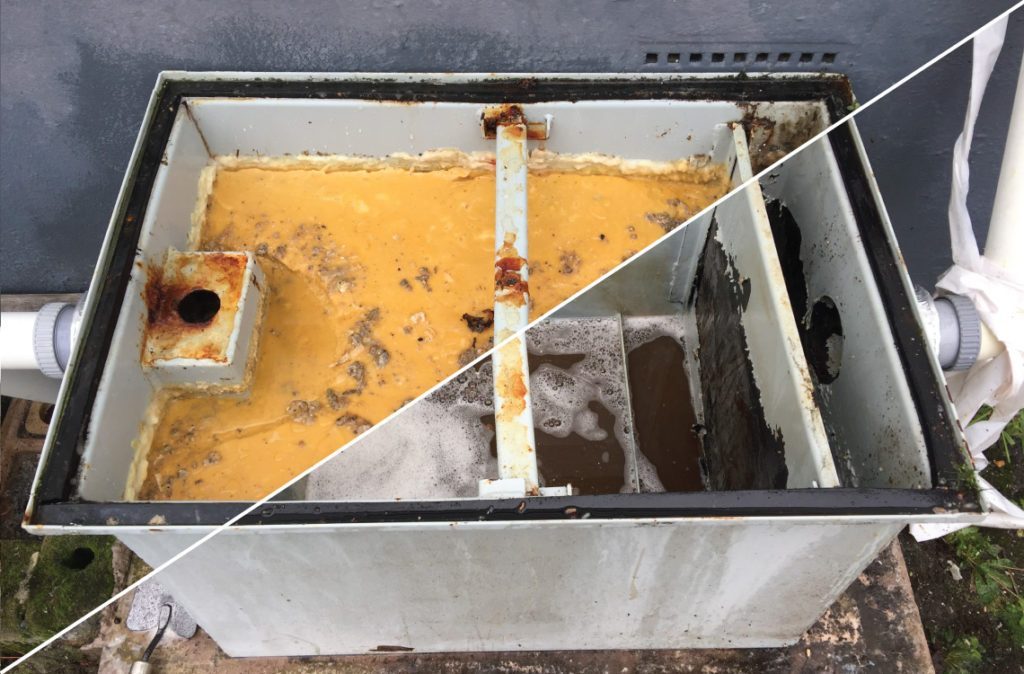 grease trap, grease interceptor maintenance, cleaning, pumping, service